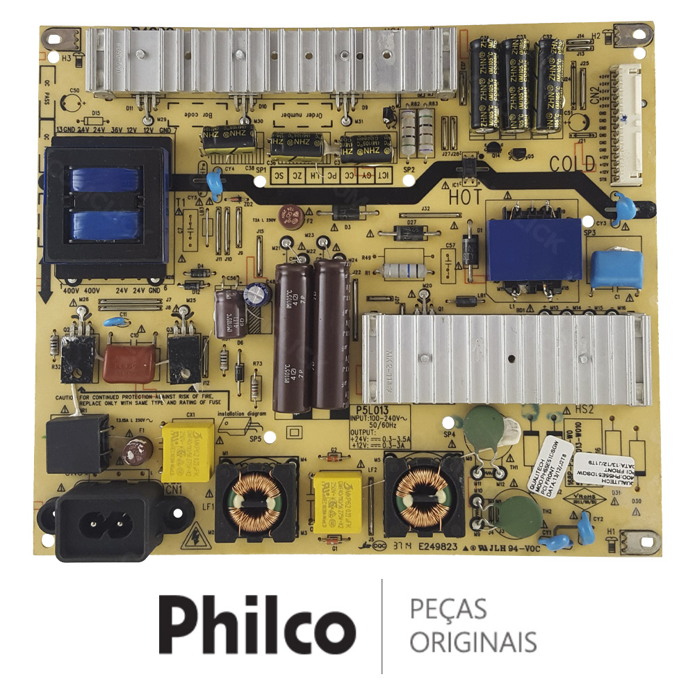 Placa Fonte 5800-P5L013-W010 TV Philco PH55E51DSGW