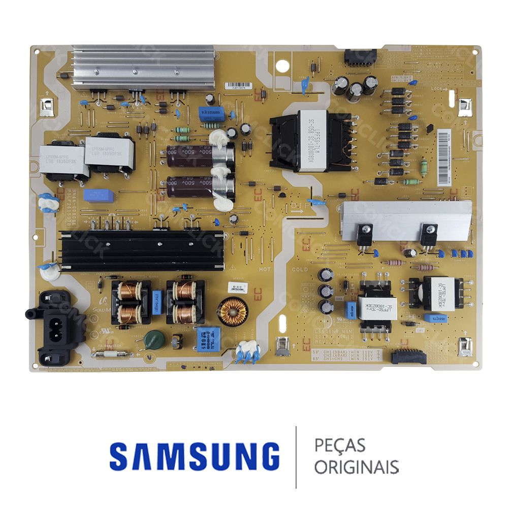 Placa Fonte BN44-00808E L65S6NR_MSM TV Samsung UN58MU6120G UN65MU6100G