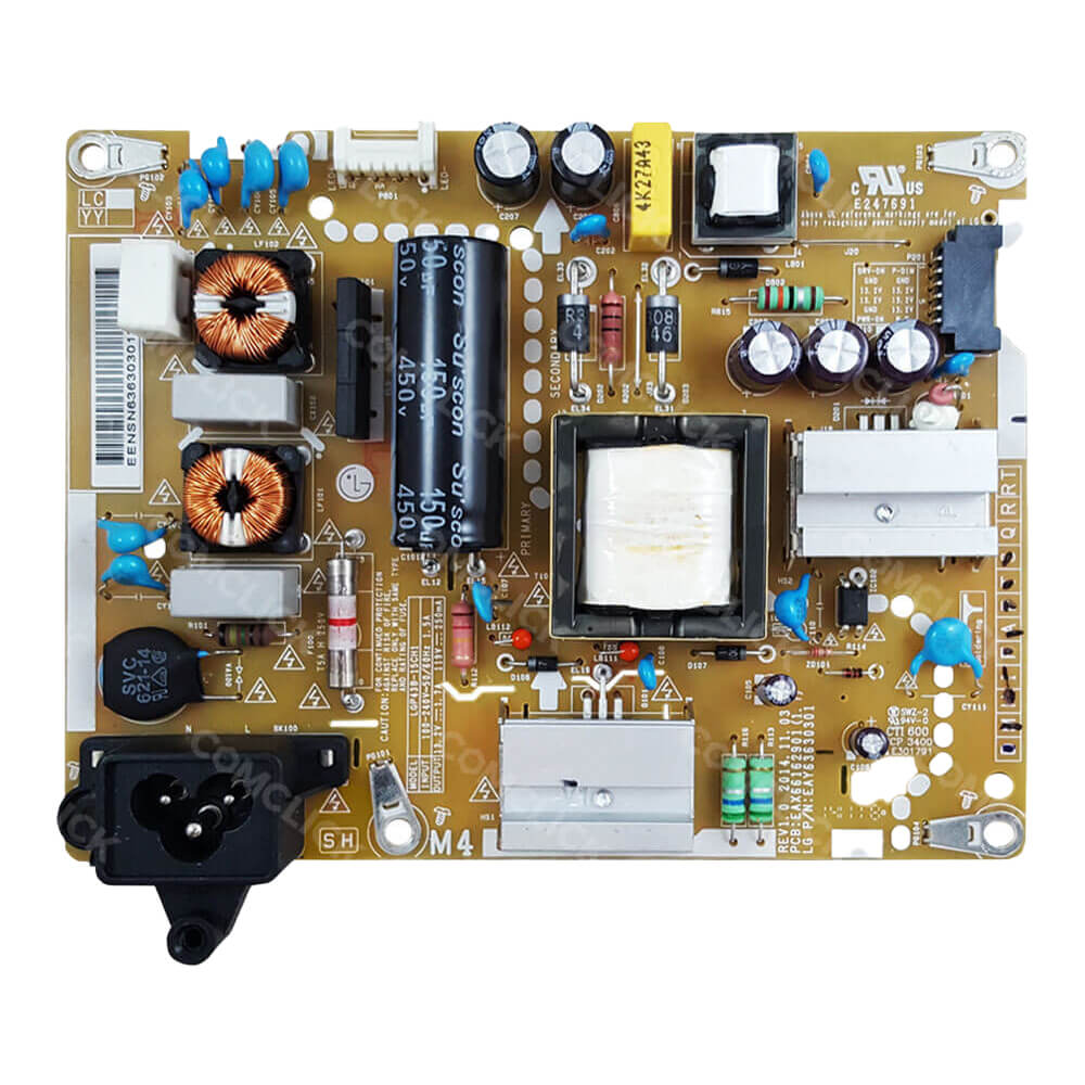 Placa Fonte EAX66162901 (1.7) / EAY63630301 para TV LG 43LF5400, 43LF5410