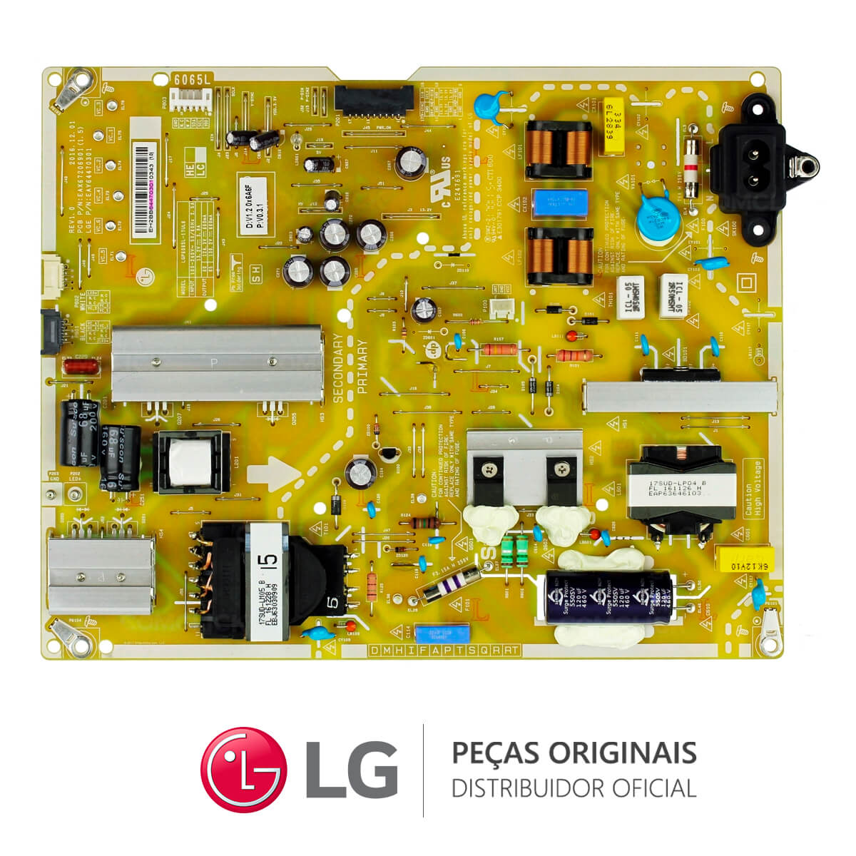 Placa Fonte EAY64470301 TV LG 60UJ6545 65UJ6545 65UK6530PSF 65UK6540PSB