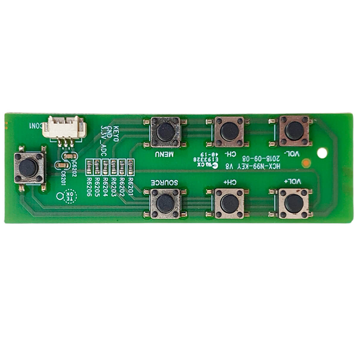 Placa Função / Botão Power TV Cobia HCX-N99-KEY CTV50UHDSM