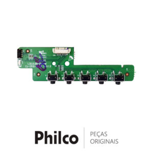 Placa Função e IR (Receptora do Controle Remoto) para TV Philco PH32B51DSGW, PH39N91DSGW PH43N91DSGW