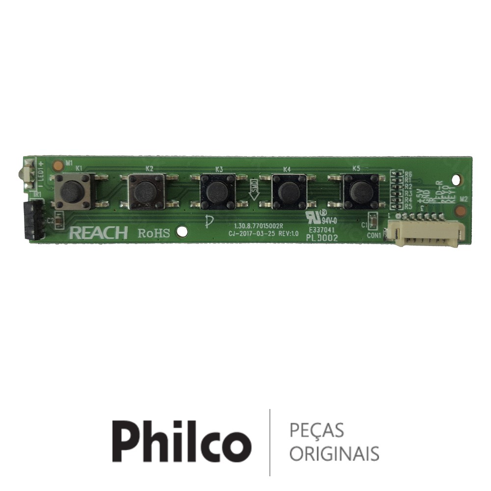 Placa Função / IR Receptora do Controle Remoto TV Philco PH28N91DSGWA