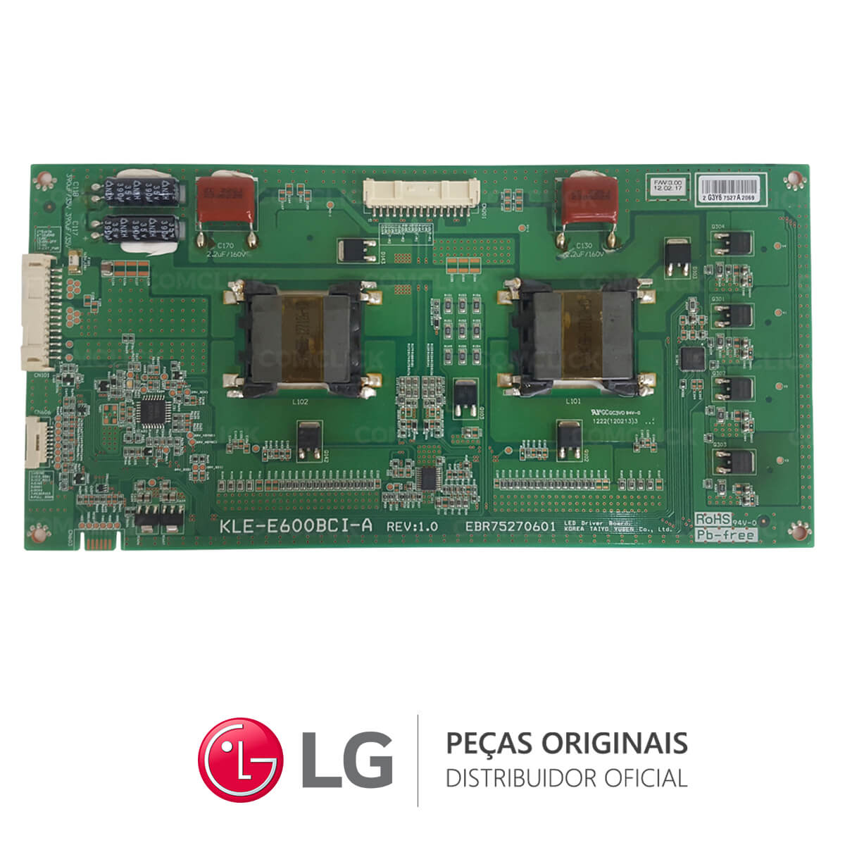 Placa Inverter EBR75270601 KLE-E600BCI-A TV LG 60LS5700