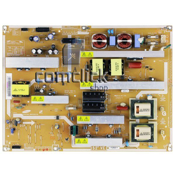 Placa PCI Fonte IP-361135A para TV Samsung LN52A610A1R, LN52A610A3R, LN52A650A1F, LN52A900G1F