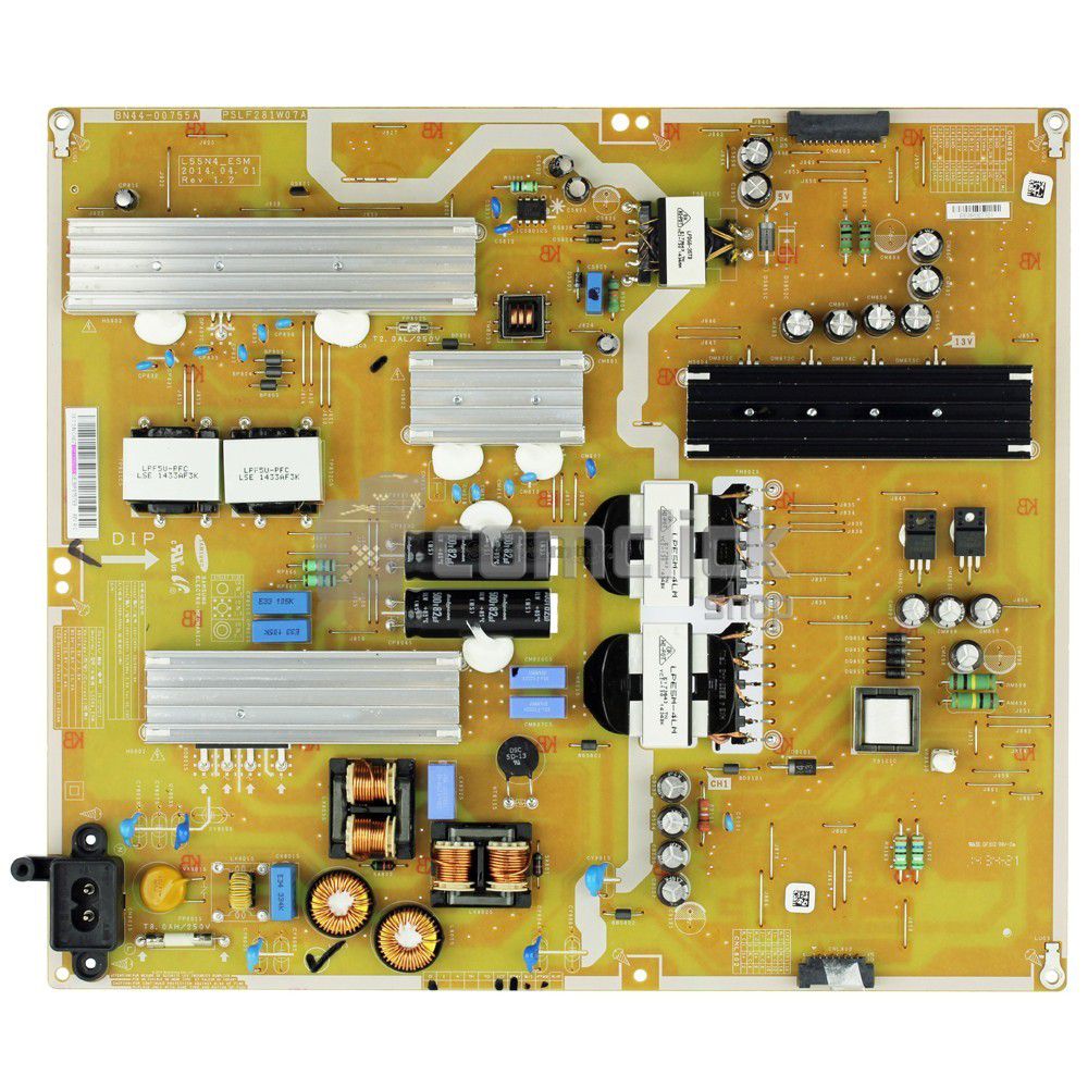 Placa PCI Fonte L55N4_ESM para TV Samsung UN55HU7000G, UN50HU7000G