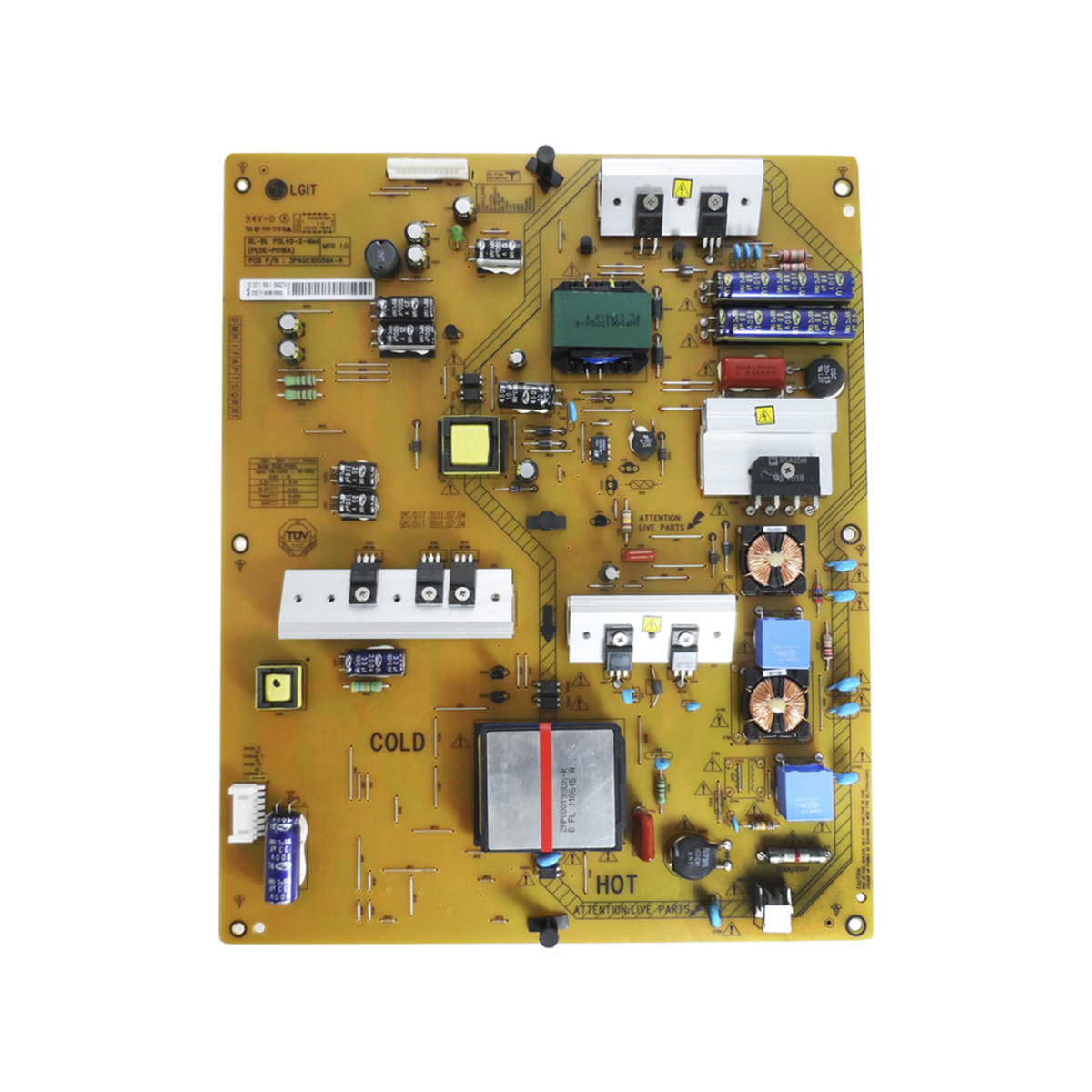 Placa PCI Fonte PLDE-P016A para TV Philips 40PFL5606D, 40PFL5806D