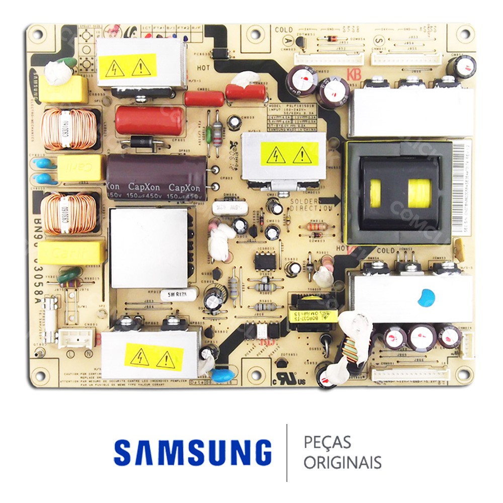 Placa PCI Fonte PSLF181501B para TV Samsung LN26R71BC, LN26R71BX