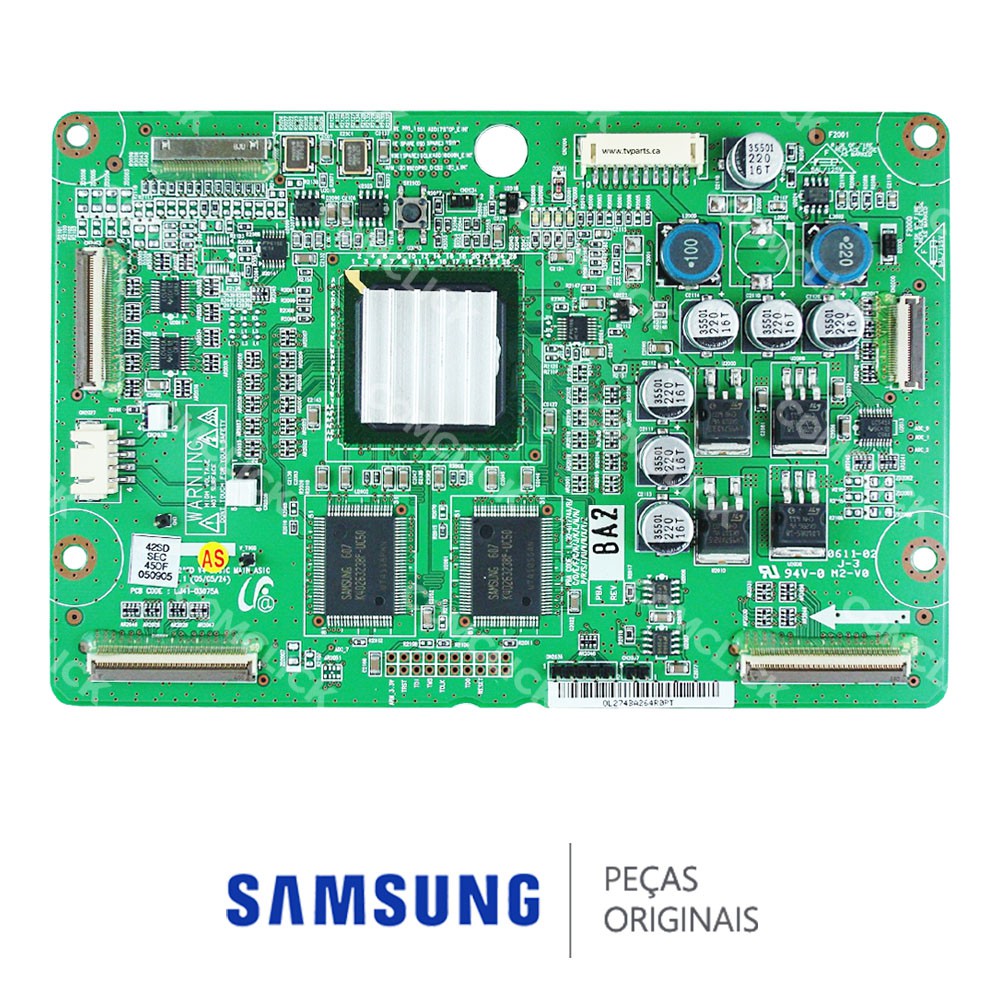 Placa PCI Logica LJ41-03075A para TV Samsung PL42S5SC, PL42S5SC, PL42S5SX, PPM42M5SBX