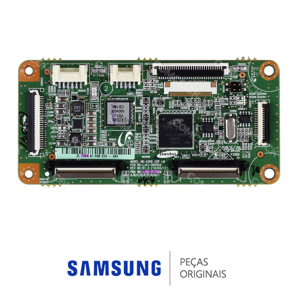 Placa PCI Lógica LJ41-08392A para TV Samsung  PL42C430A1MXZD, PL42C450B1MXZD