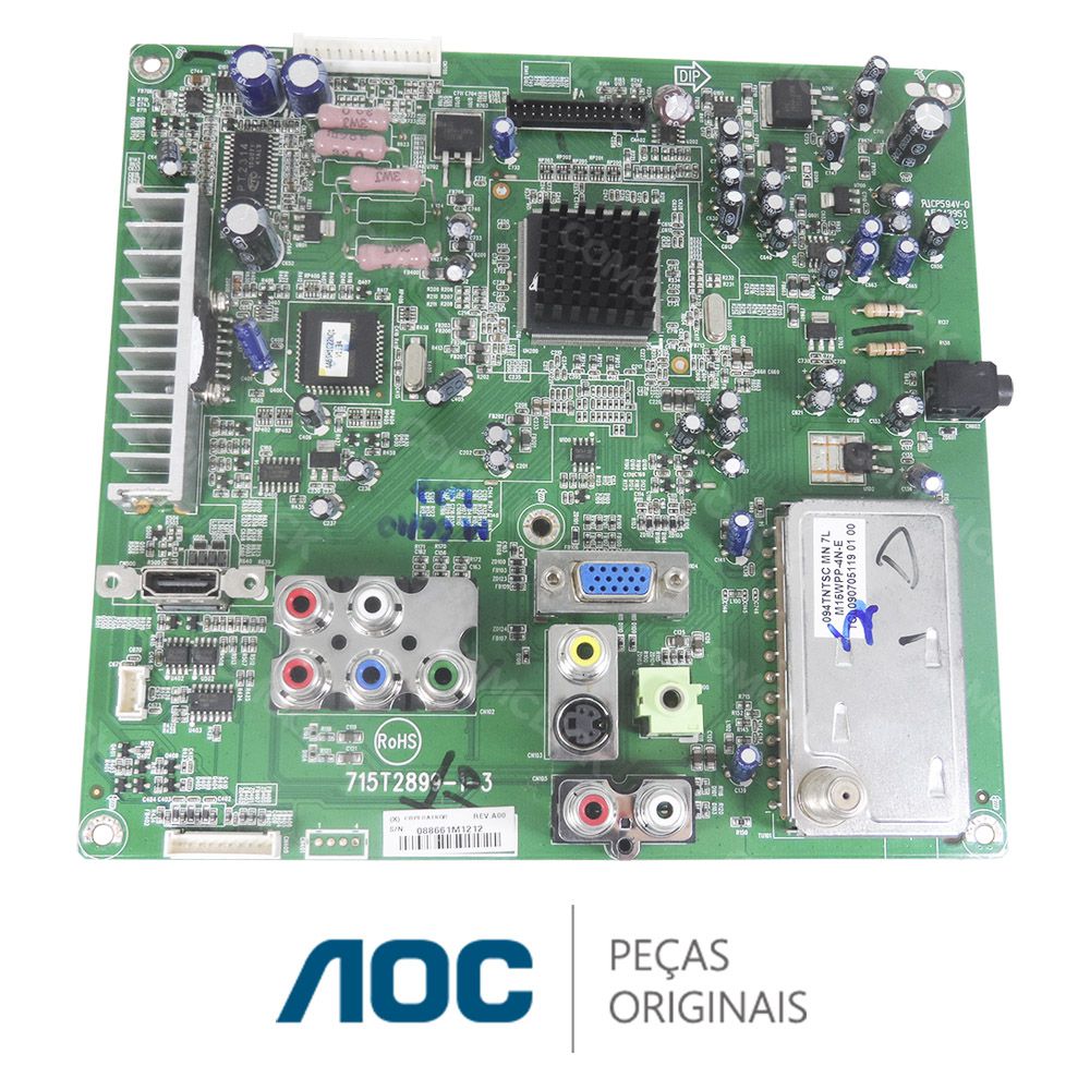 Placa PCI Principal para TV AOC L22W831
