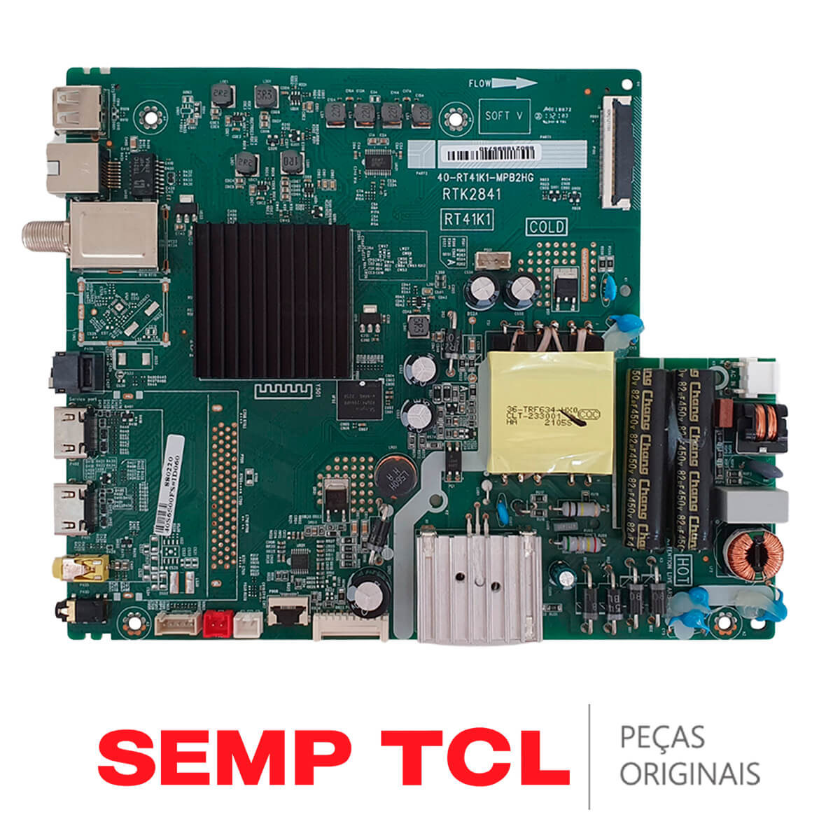 Placa Principal 40-RT41K1-MPB2HG Tv TCL 40S6500FS