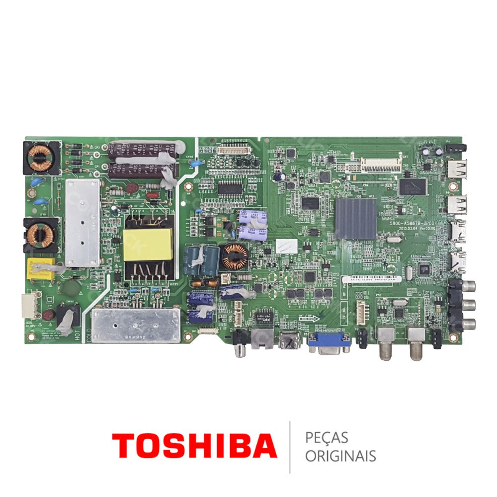 Placa Principal 5800-A5M67B-0P00 TV Semp Toshiba LE3274(A)W Dl3271(B)W