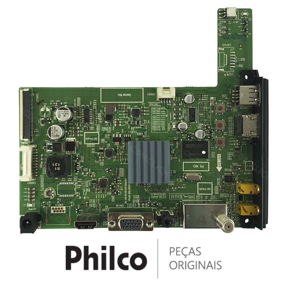 Placa Principal 5800-A6M76B-0P00 TV Philco PH24E30D PH24E30DB PH24E30DR
