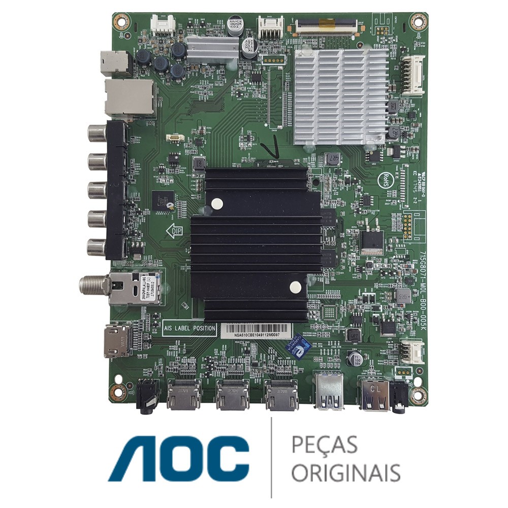 Placa Principal 715G8071-M0L-B00-005K TV AOC LE50U7970