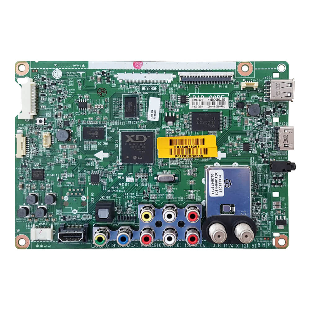 Placa Principal EAX64910708 / EBT62573201 / EBU62122001 TV LG 32LA613B, 32LA6130