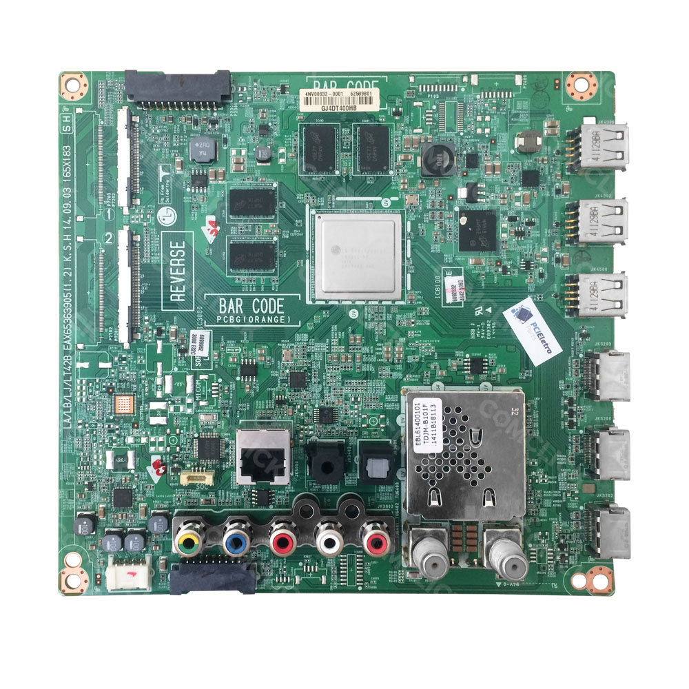 Placa Principal EAX65363905 / EBU62589801 / EBU62589902 TV LG 65LB7200