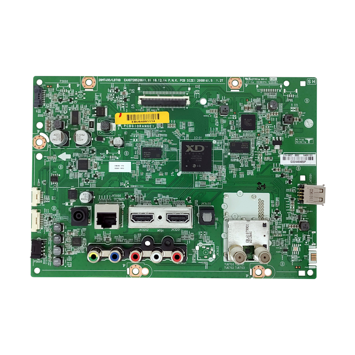 Placa Principal EAX67285206 EBU64091114 EBU64028321 TV Monitor LG 24TL520S