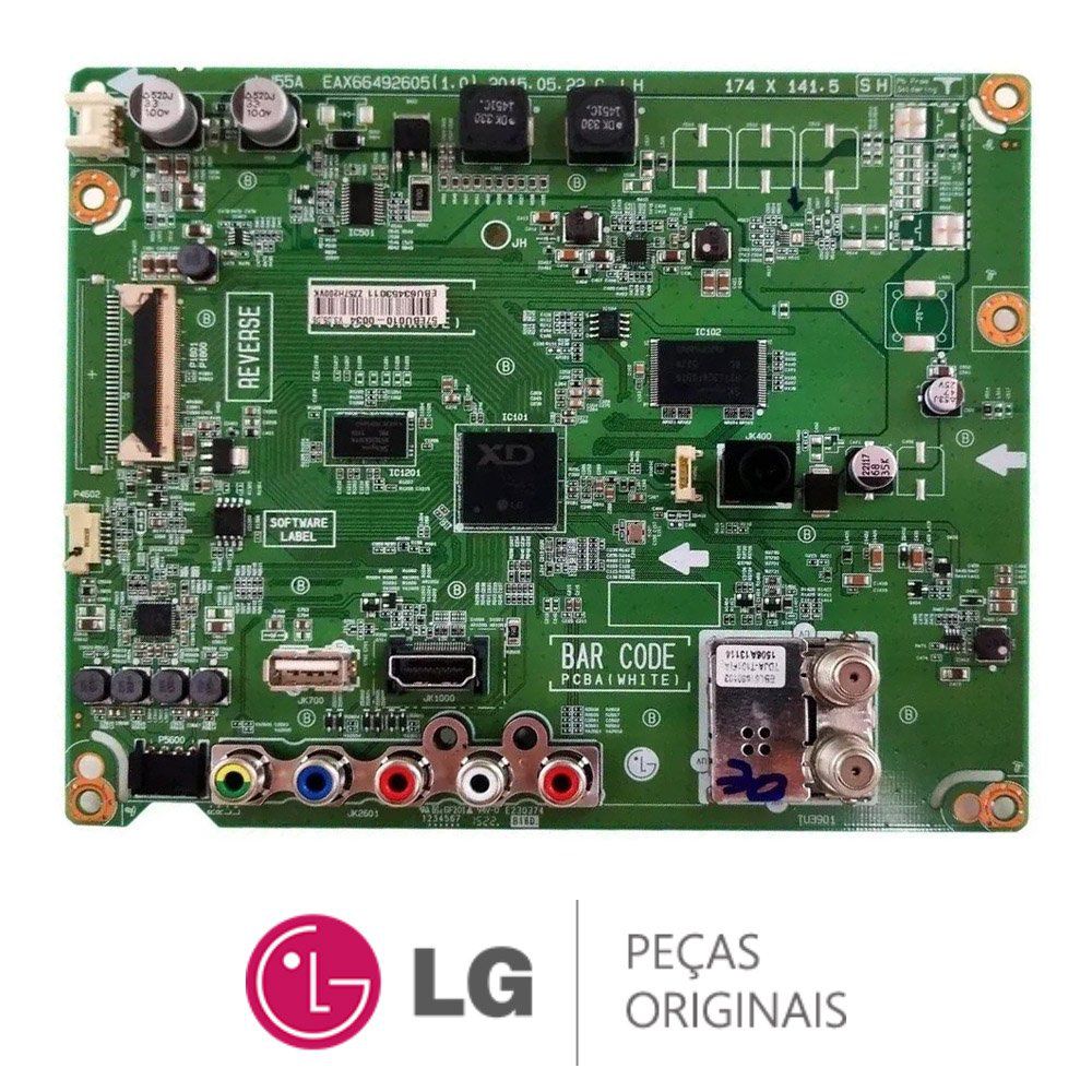 Placa Principal EBU63583201 / EBU63453011 TV LG 43LF5100