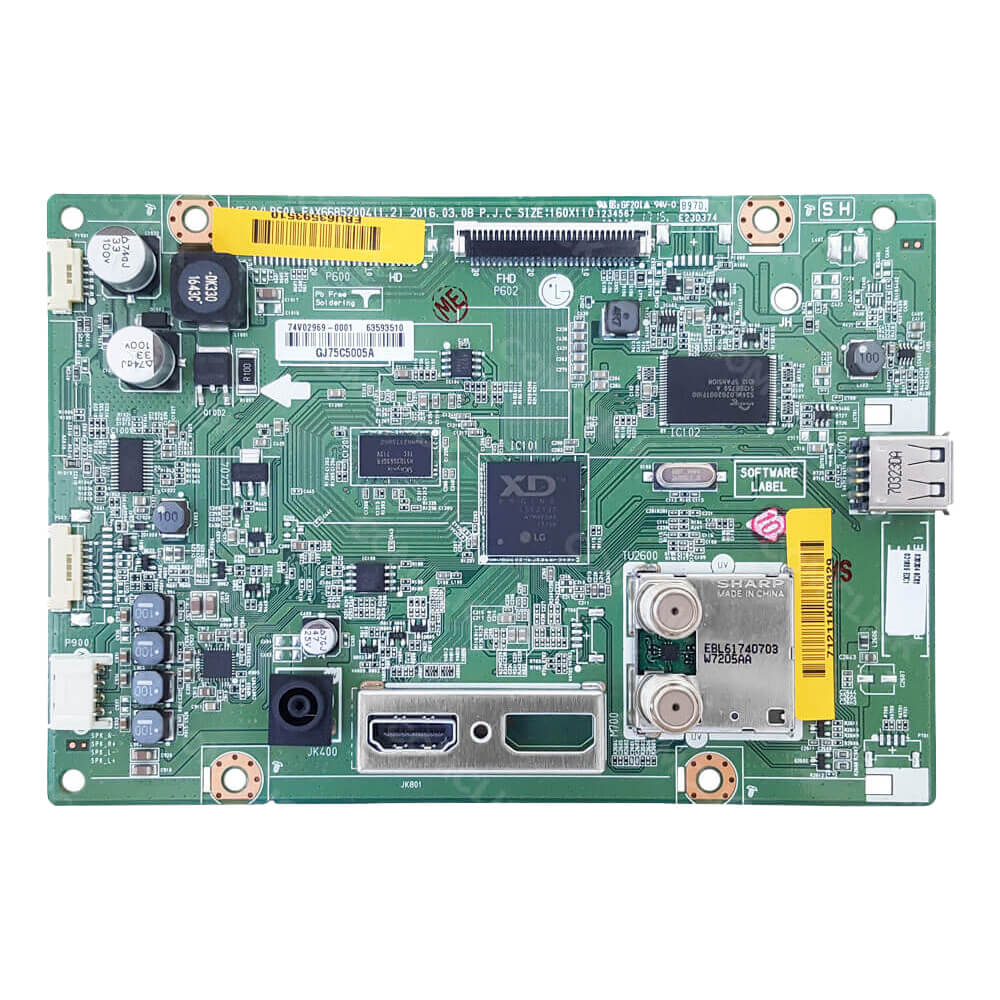 Placa Principal EBU63593510 / EBU63593511 Monitor LG 20MT48DF