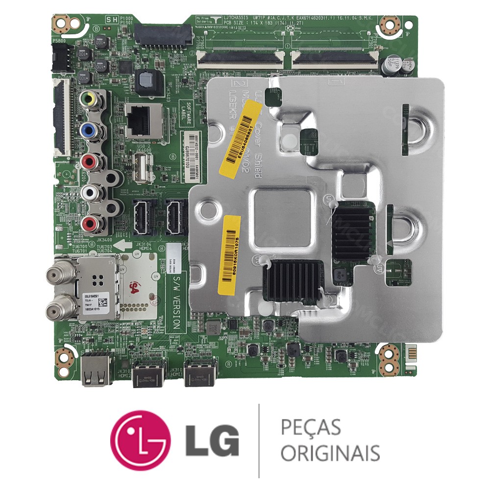 Placa Principal EBU64085802 TV LG 55UJ6545, 55UJ6585