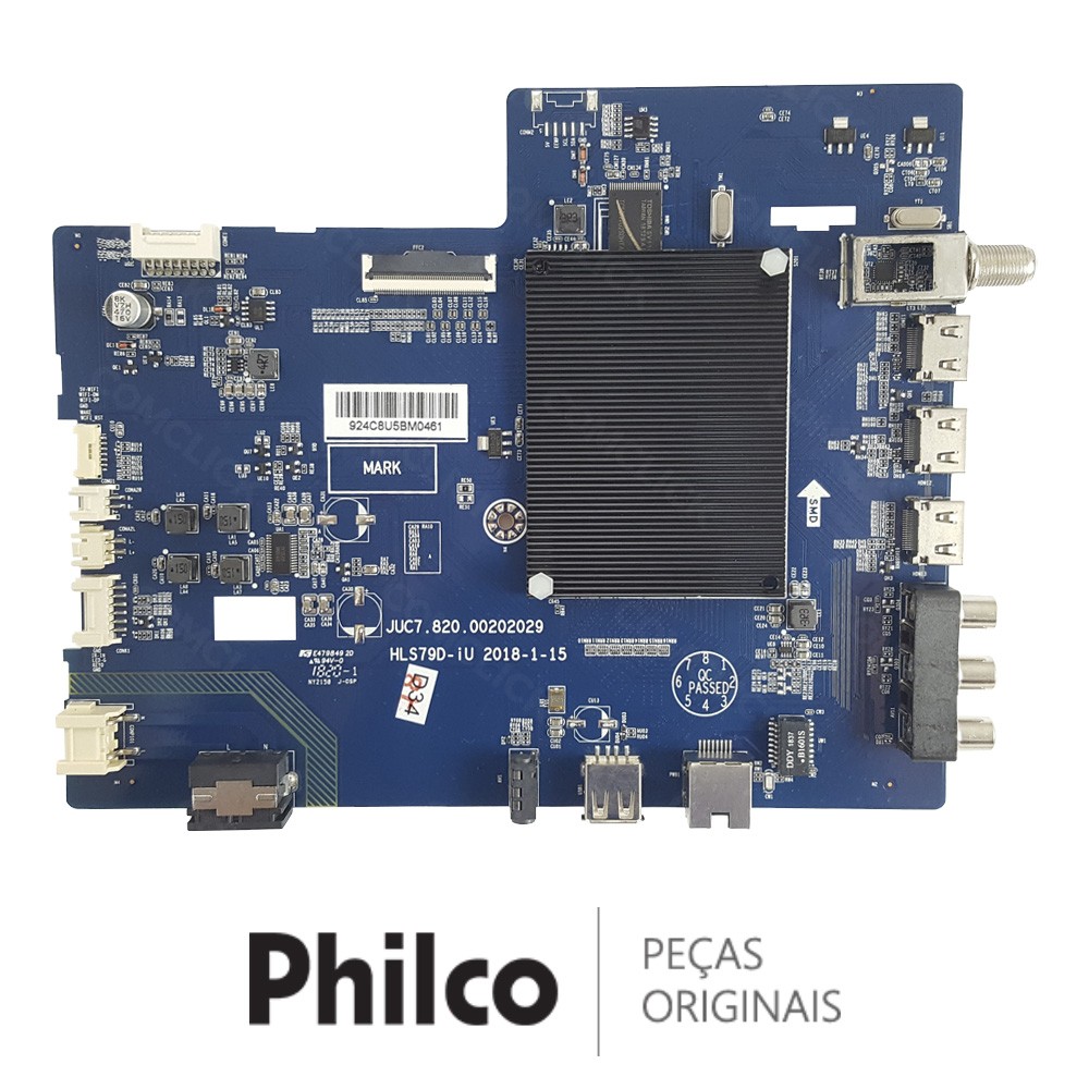 Placa Principal JUC7.820.00202029 / HLS79D-IU TV Philco PTV49F68DSWN