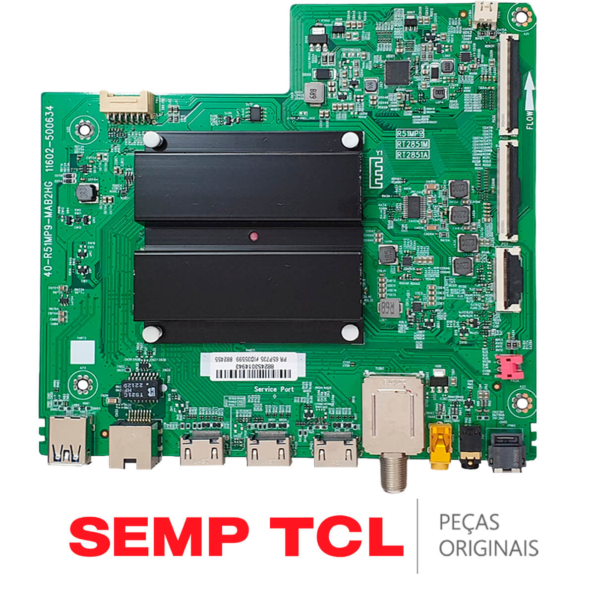 Placa Principal TV TCL 40-R51MP9-MAB2HG 65P735