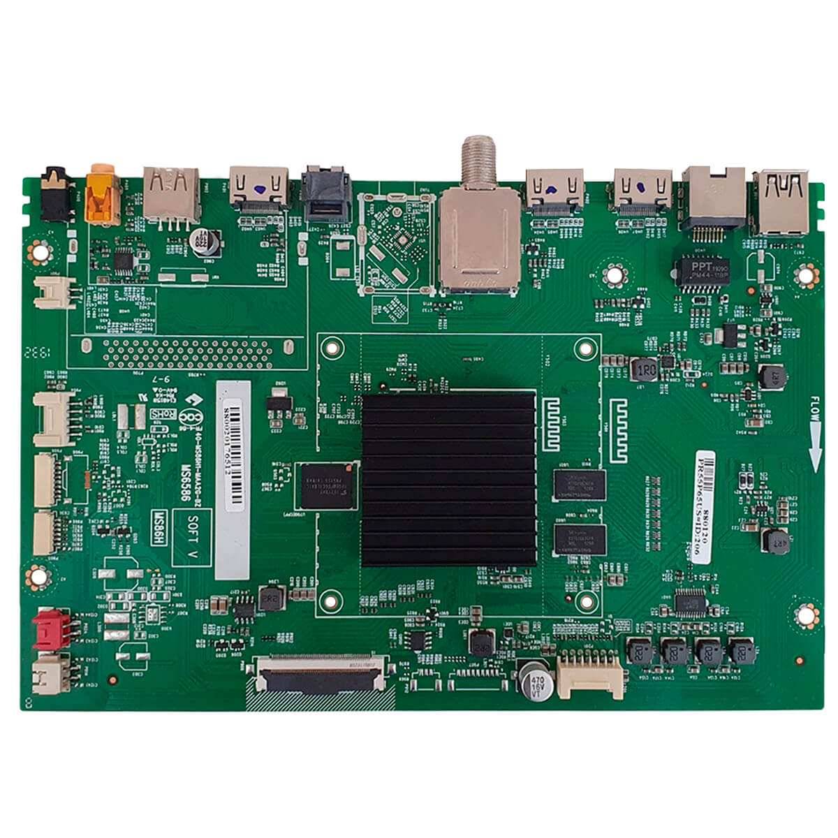 Placa Principal TV TCL ID: 206# 40-MS86H1-MAA2HG 55P65US