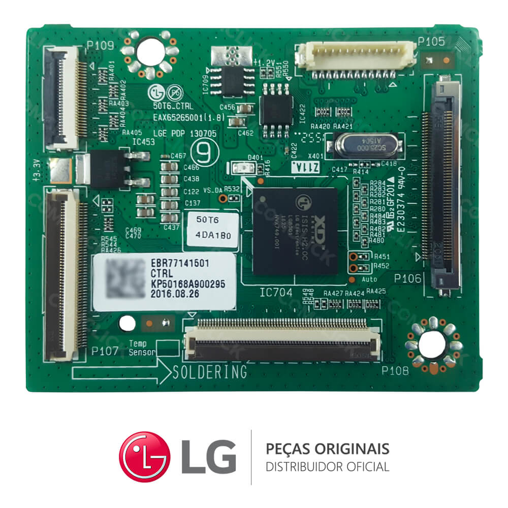 Placa T-Con EAX65265001 / EBR77141501 / EBR77141502 TV LG 50PB560B 50PB650B 50PB690B