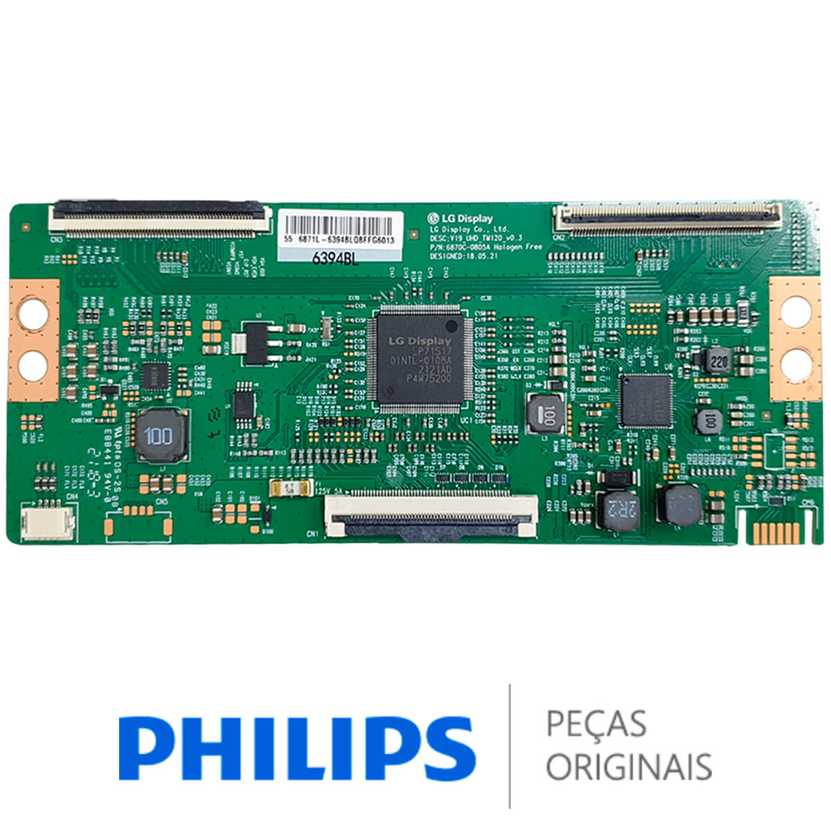 Placa T-con TV Philips 6870C 55PUG7906 55PUG7406