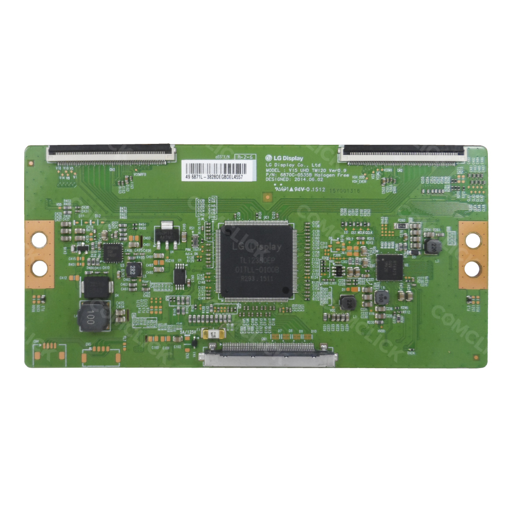Placa T-CON V15 UHD TM120 / 6870C-0535B para TV LG 49UF6900